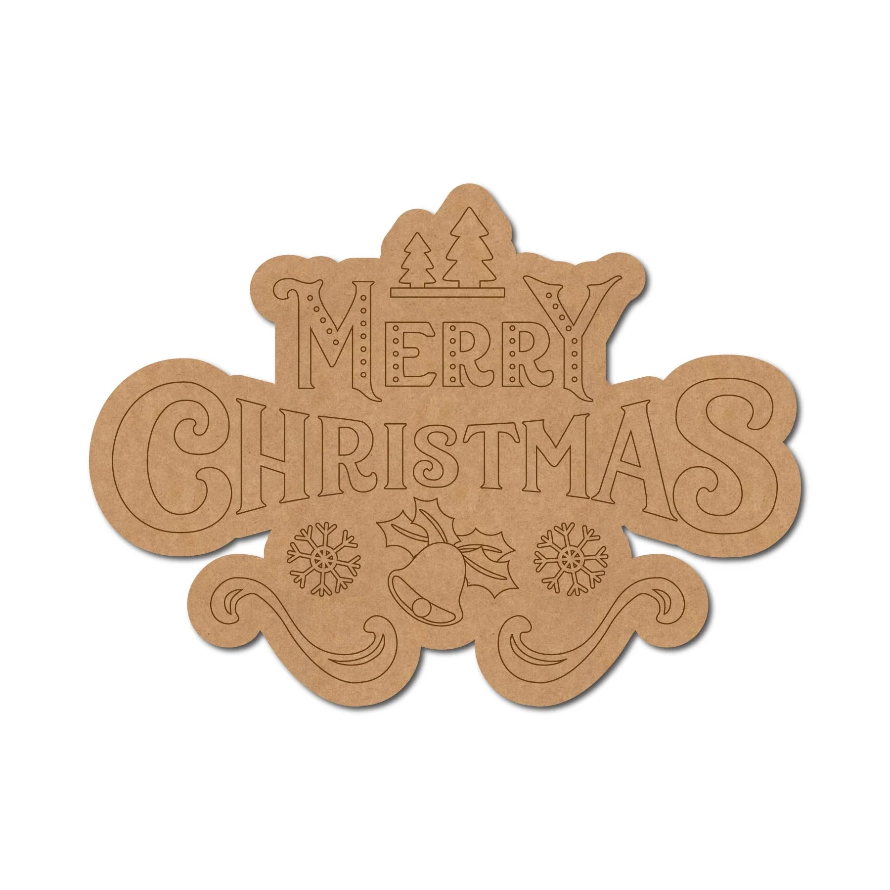 merry christmas mdf

