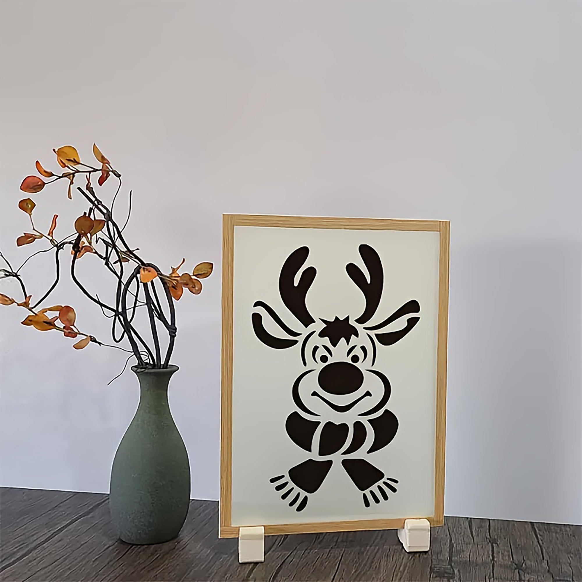 festive christmas templates for wooden board decoration