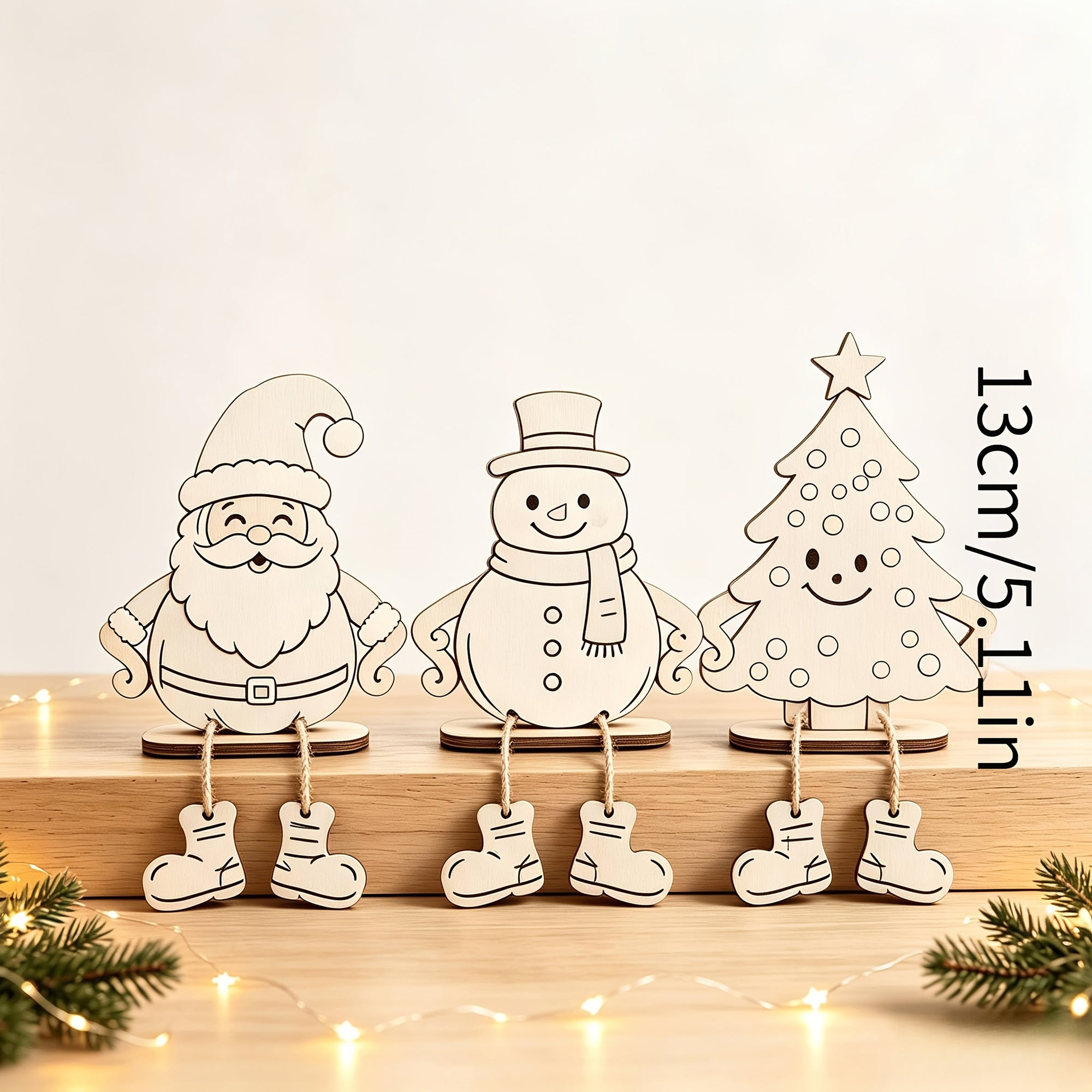 DIY wooden Christmas decorations for home