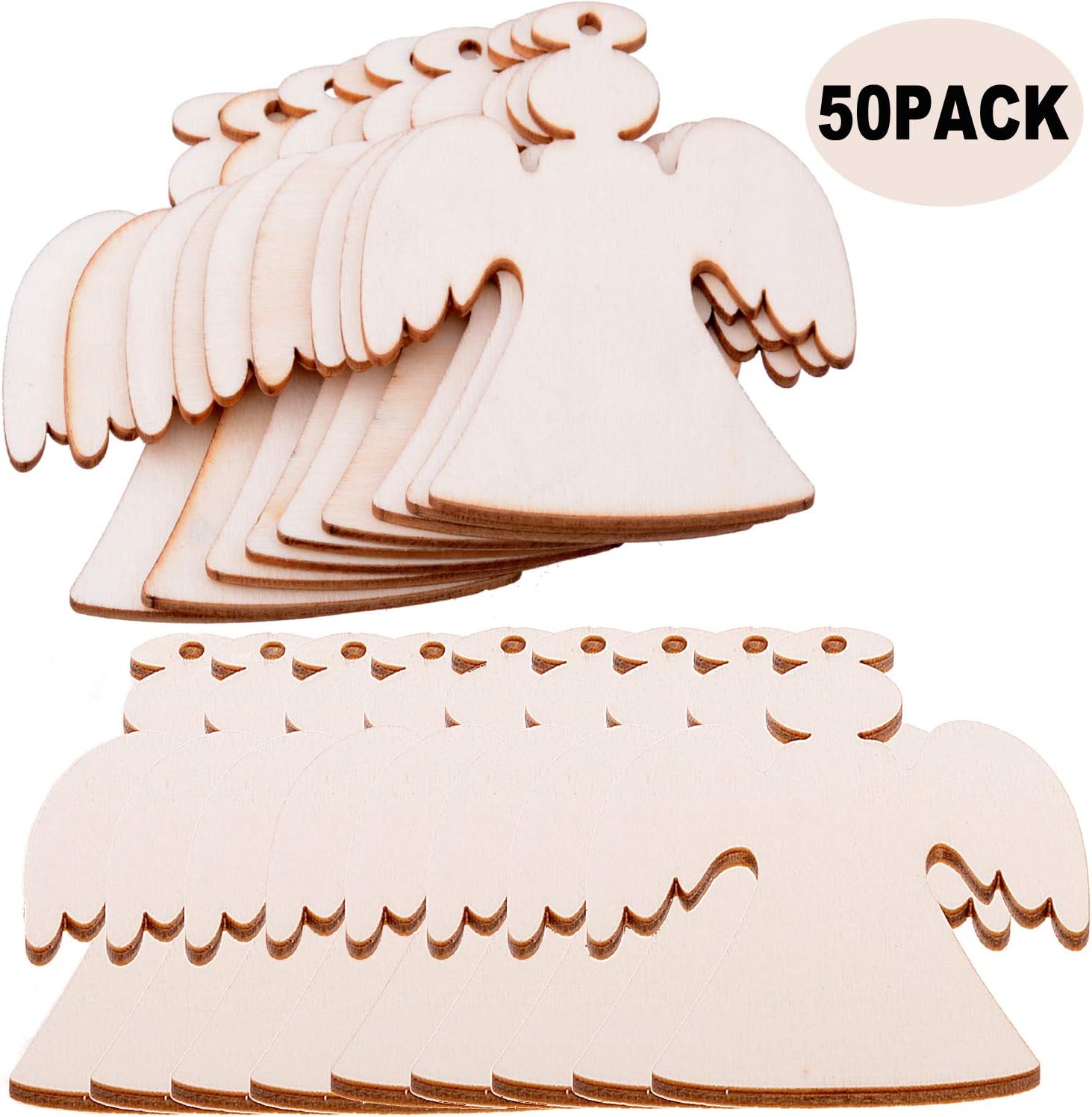 diy wooden angel ornaments craft