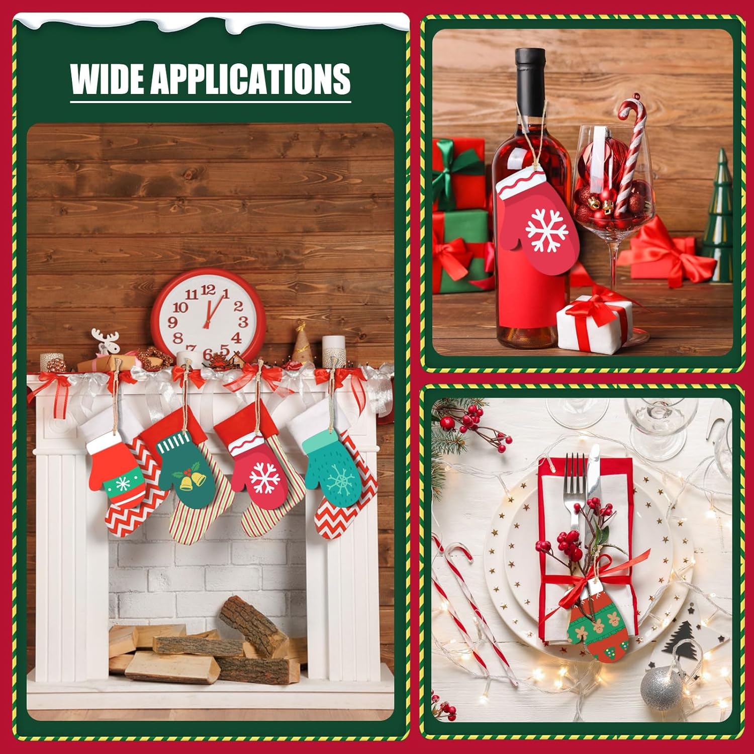 diy wooden glove ornaments craft