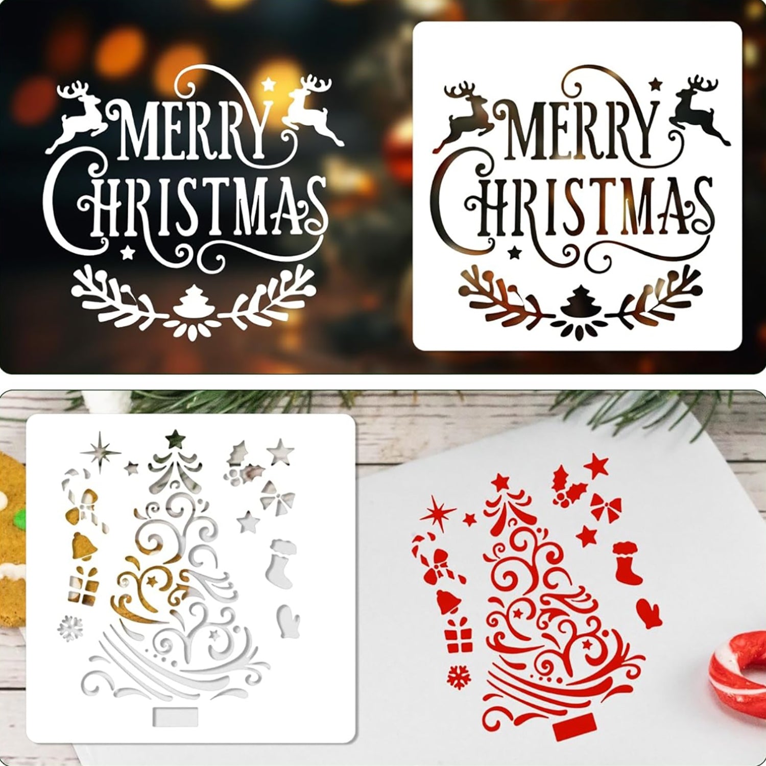 holiday wood stencils