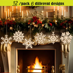 wooden christmas shapes blank