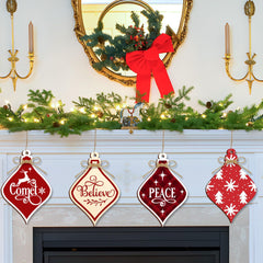 wood slices for Christmas decoration