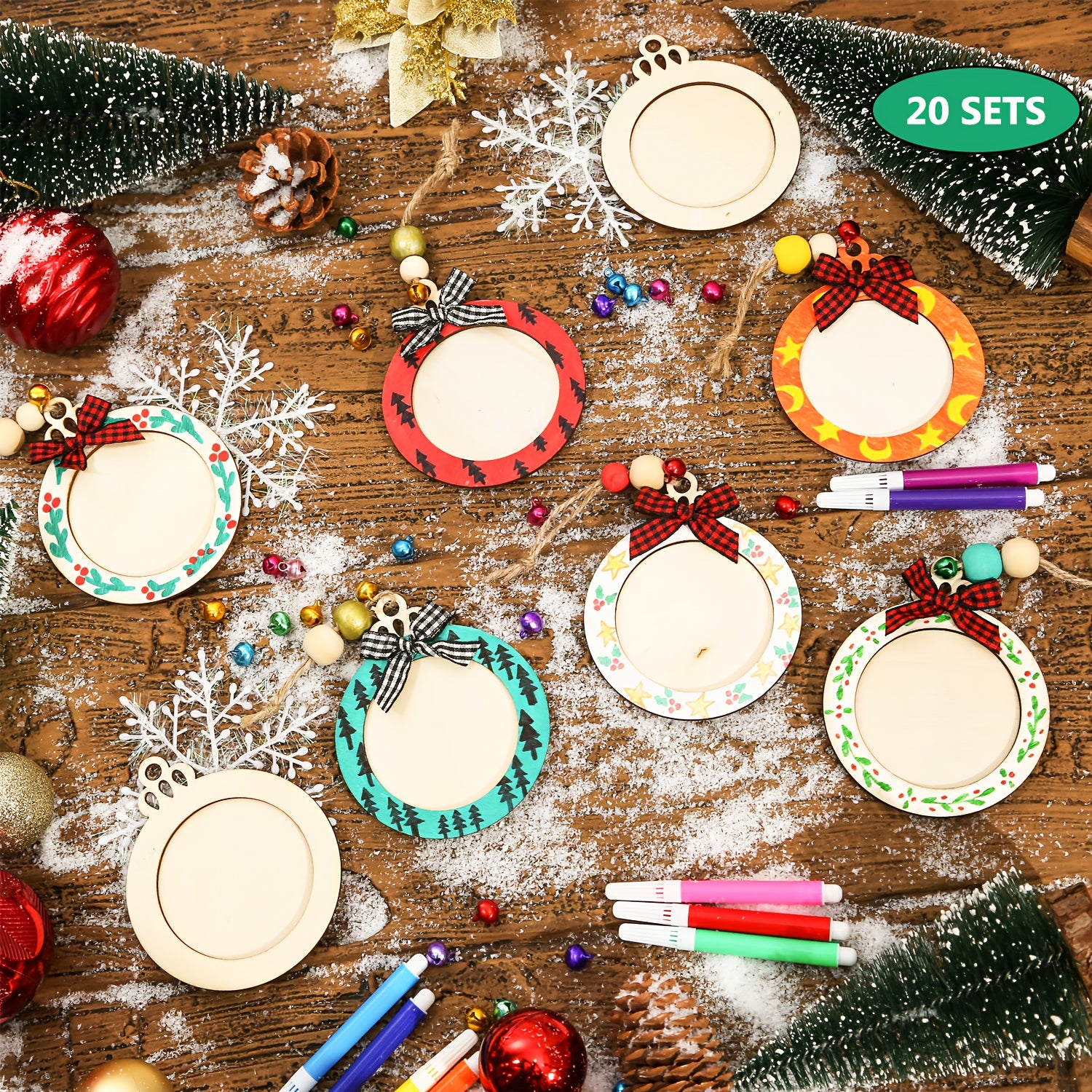 personalized christmas tree photo ornaments