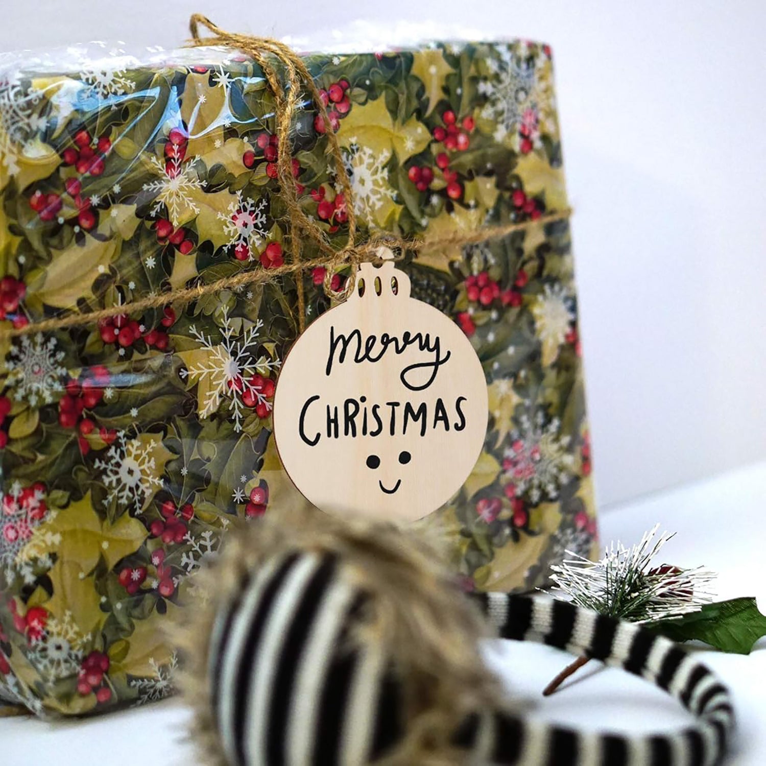 wood slices for holiday decorations