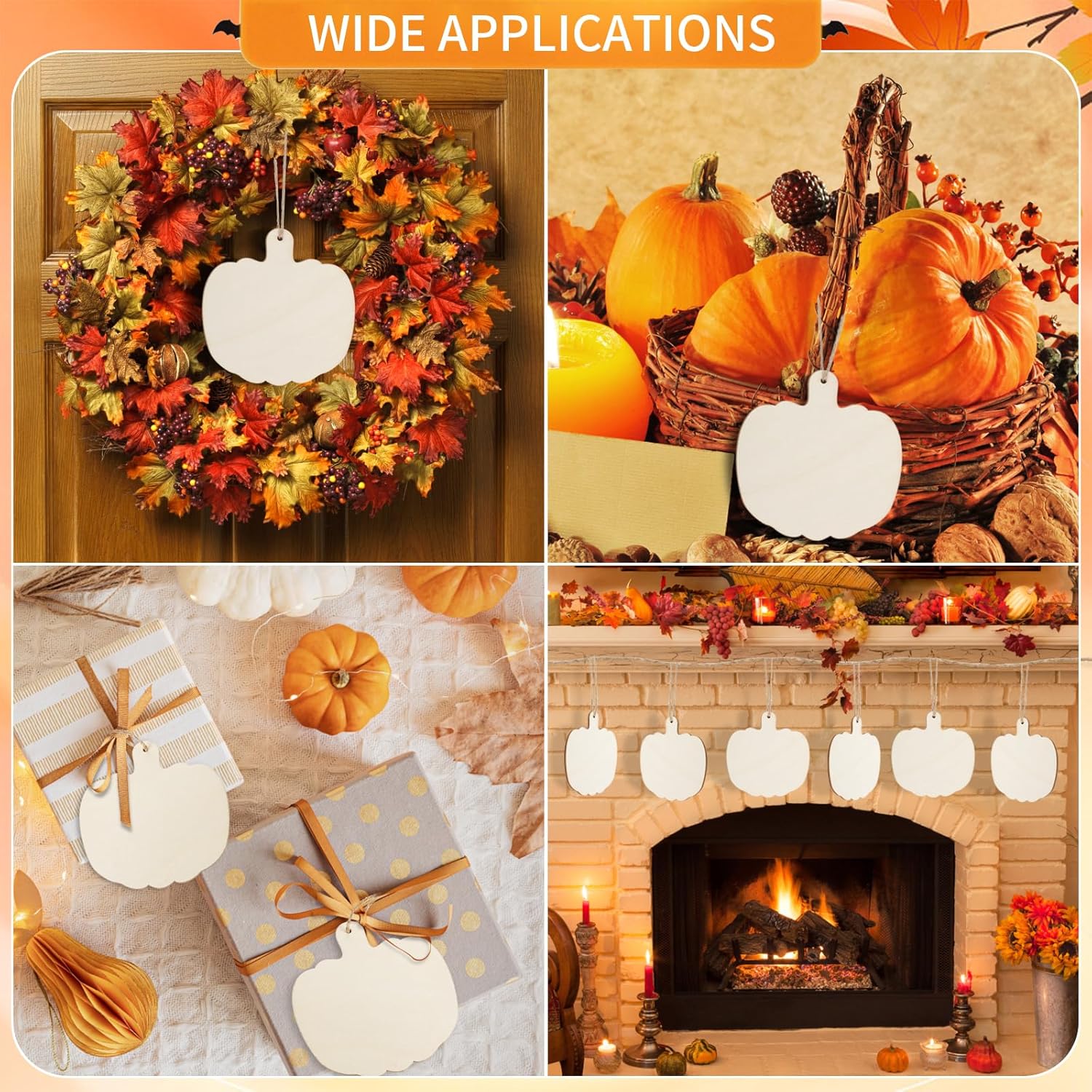 wooden pumpkin blanks for art projects