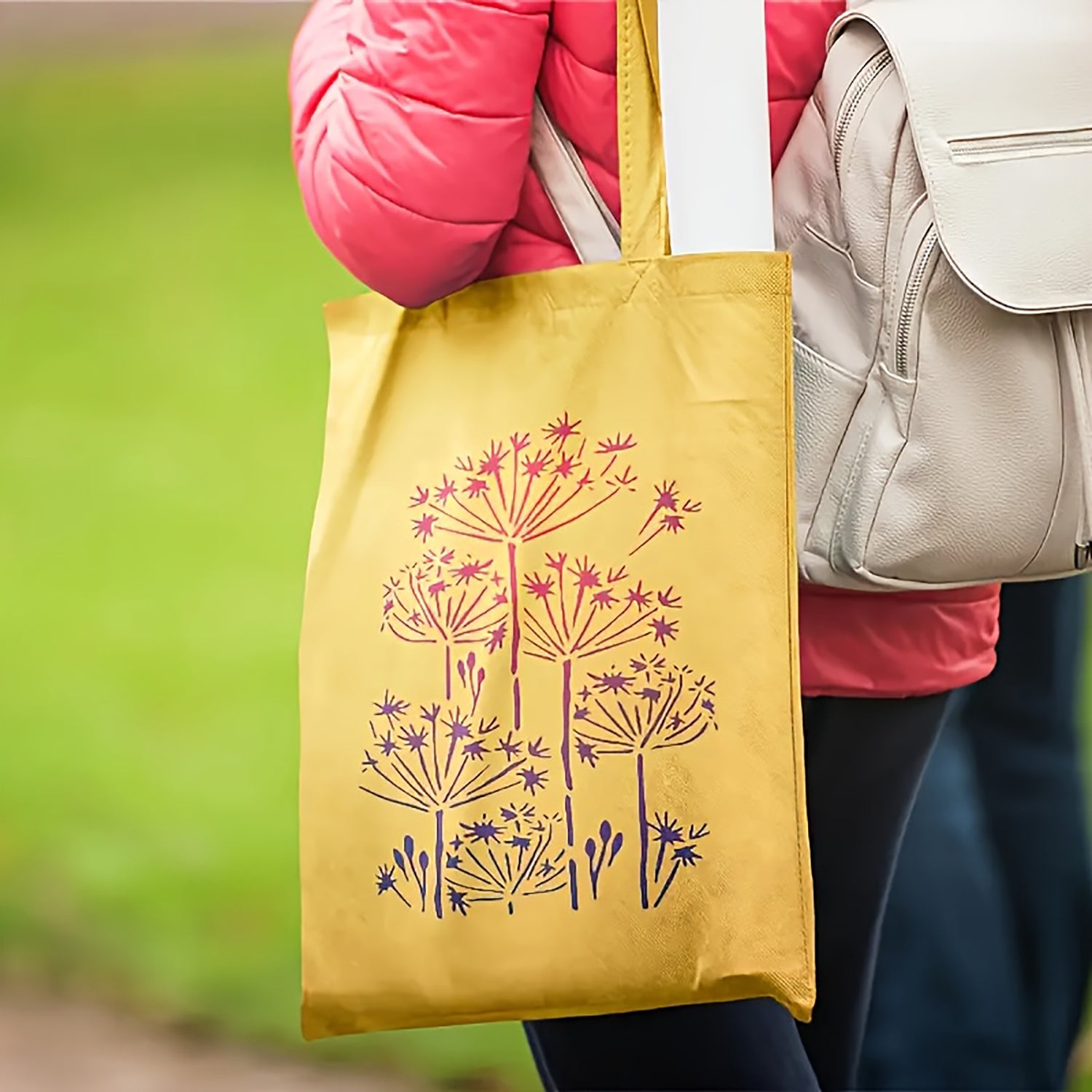 leaf and butterfly design stencils