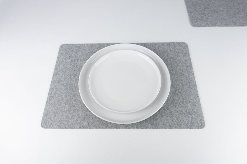 rectangle felt table mats washable
