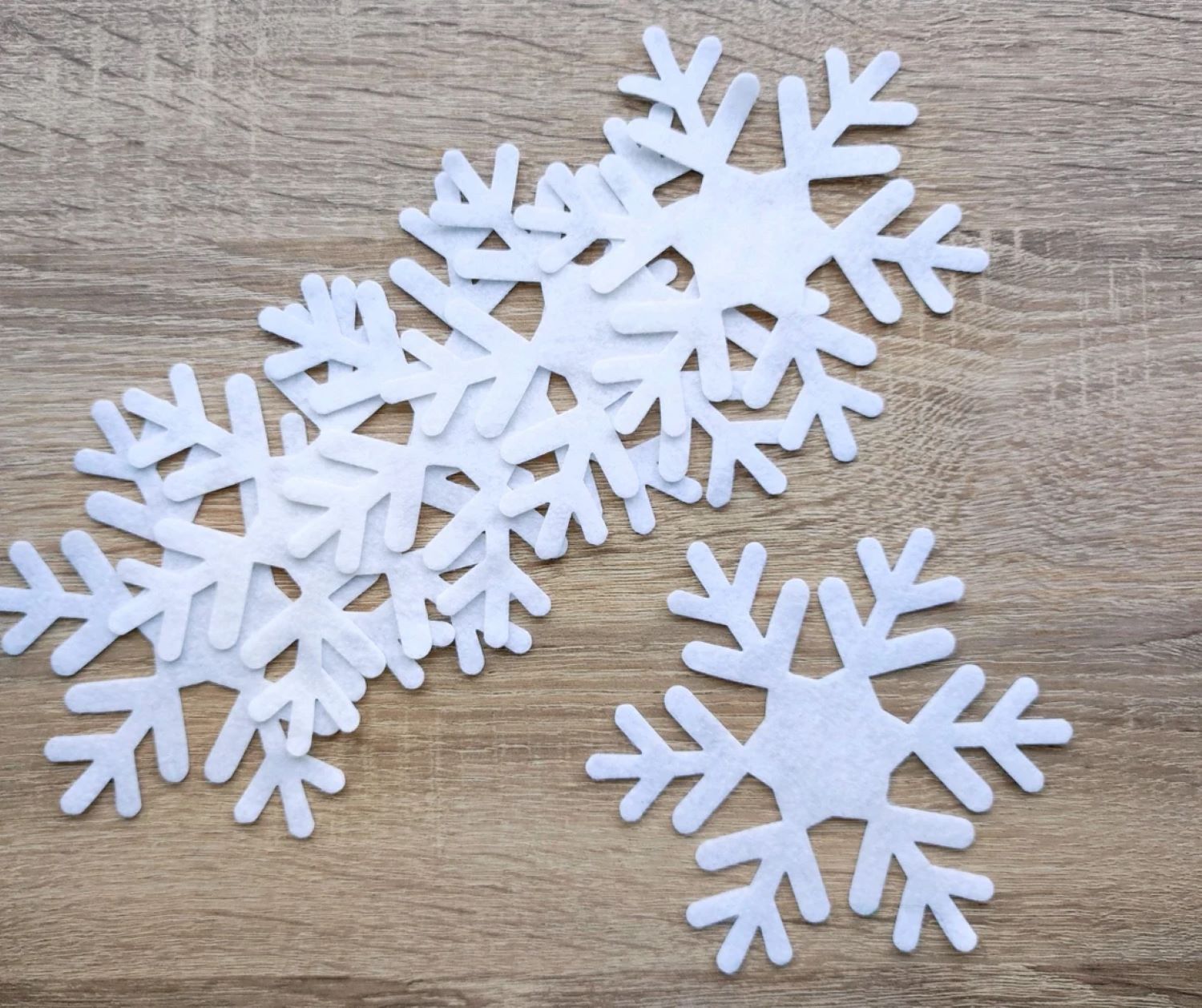 felt cutouts holiday decor