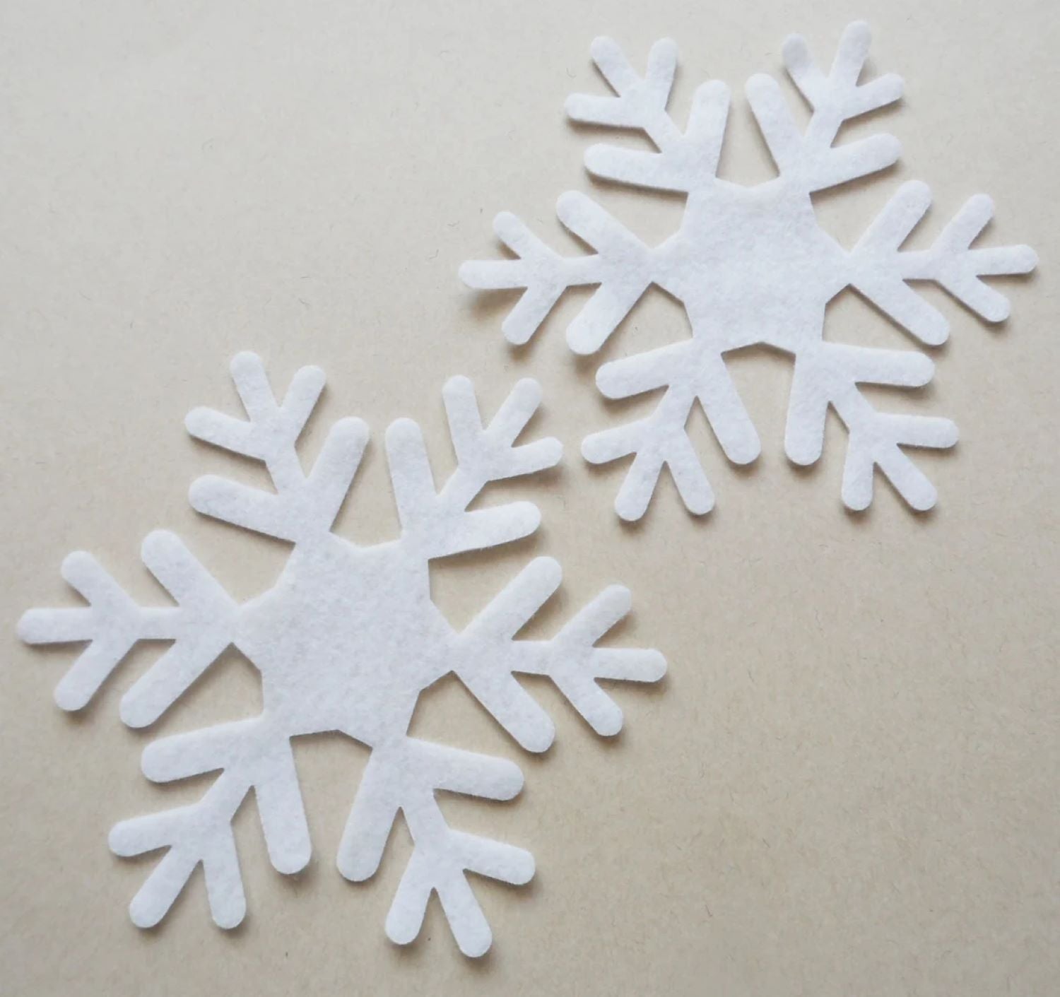winter craft supplies felt
