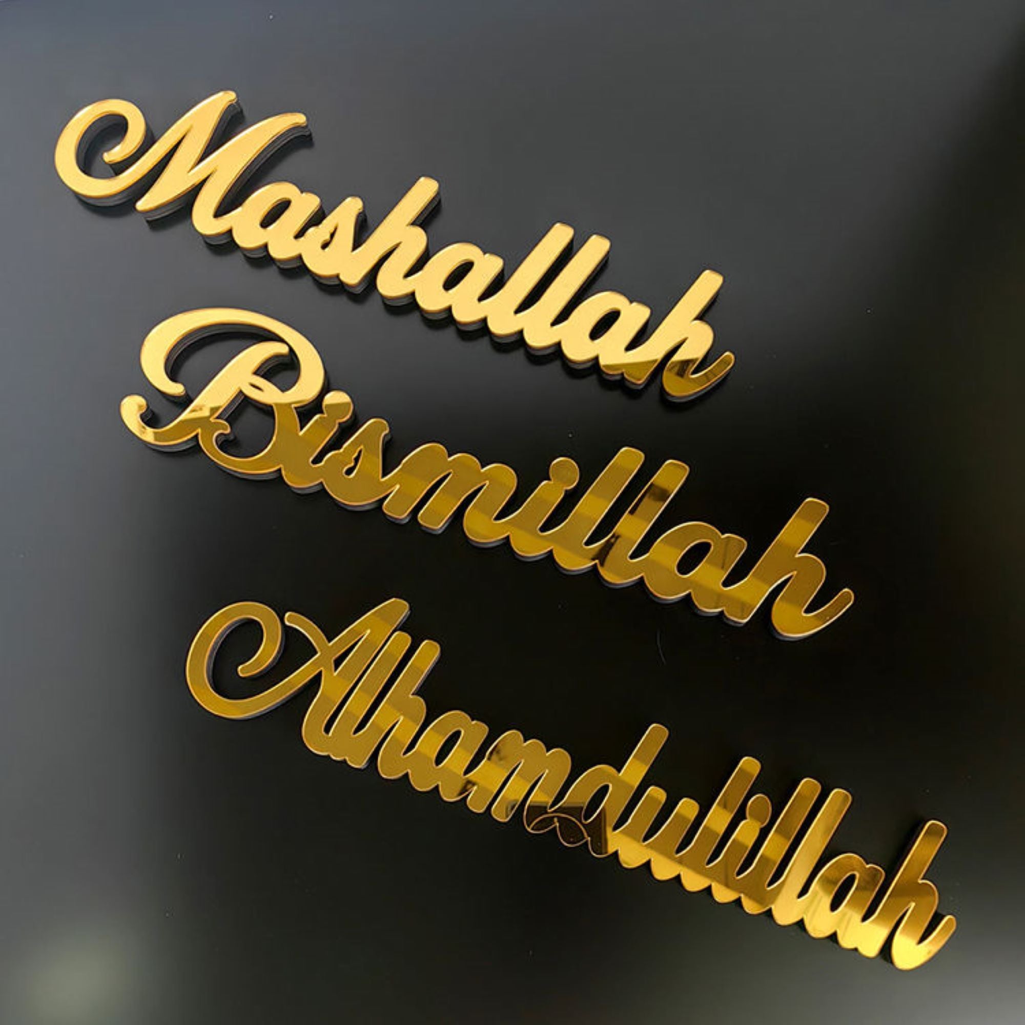 Eid Mubarak acrylic ornaments for home