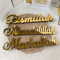 Muslim home decoration Eid Mubarak sign