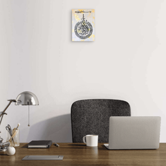 islamic calligraphy metal print
