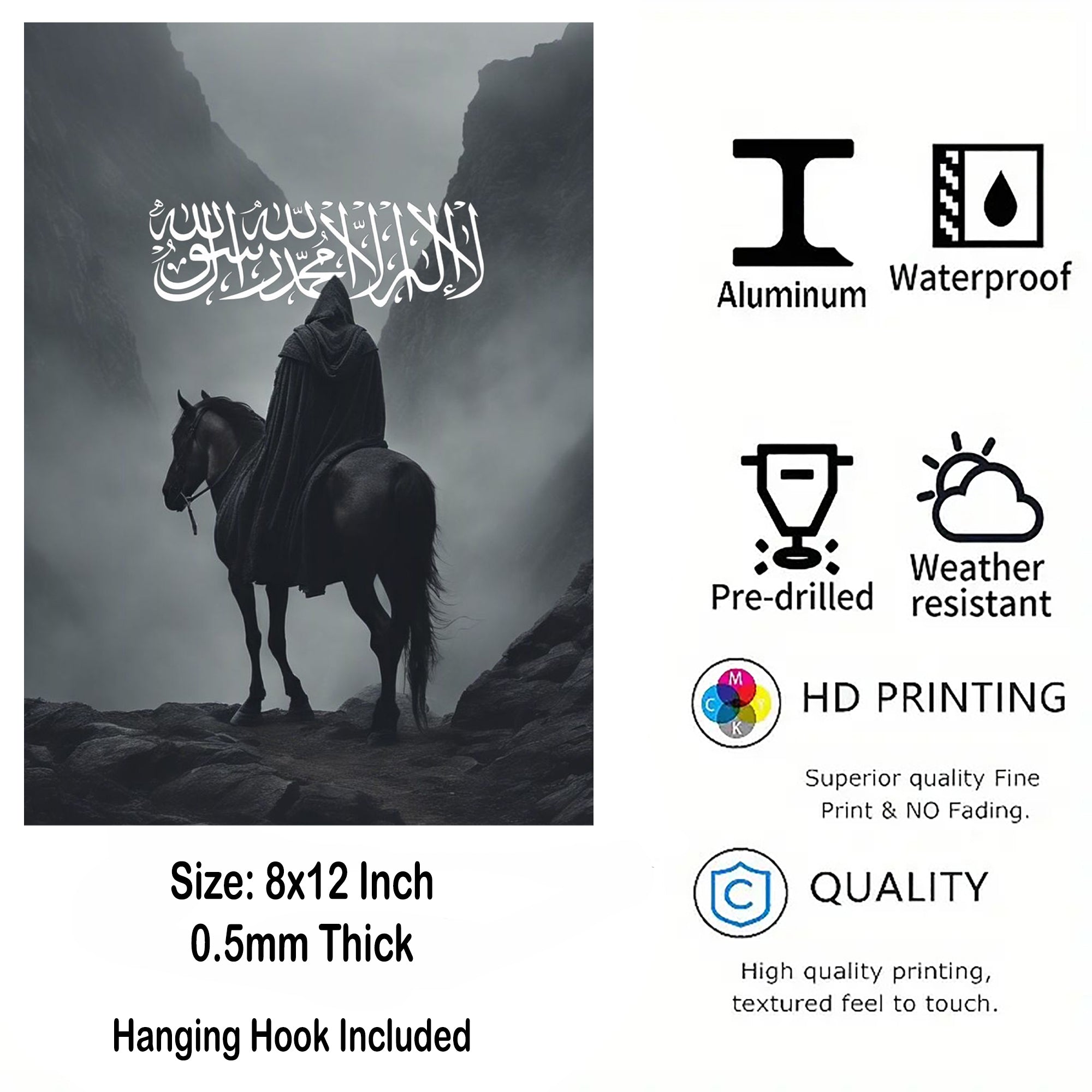 muslim wall art metal
