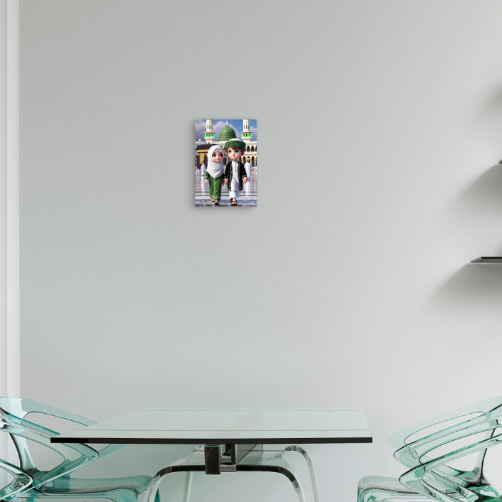 muslim boy girl wall art
