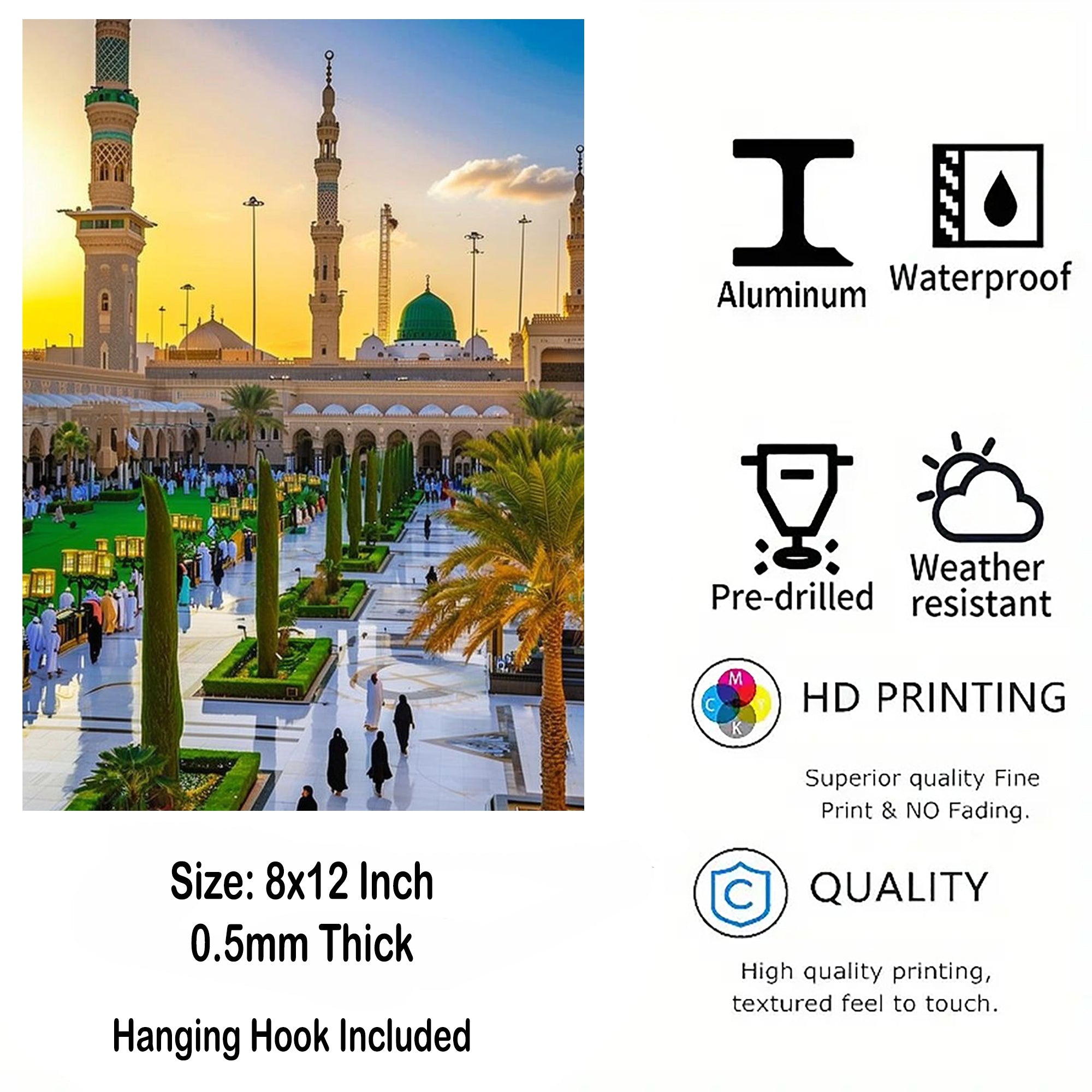islamic metal wall decor
