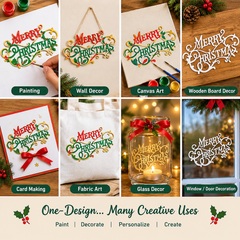 christmas wooden letters for wall decor and canvas art