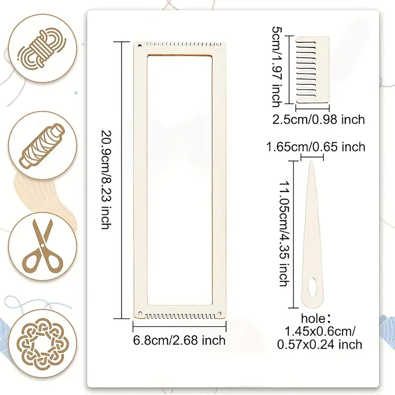 Wooden Yarn tool