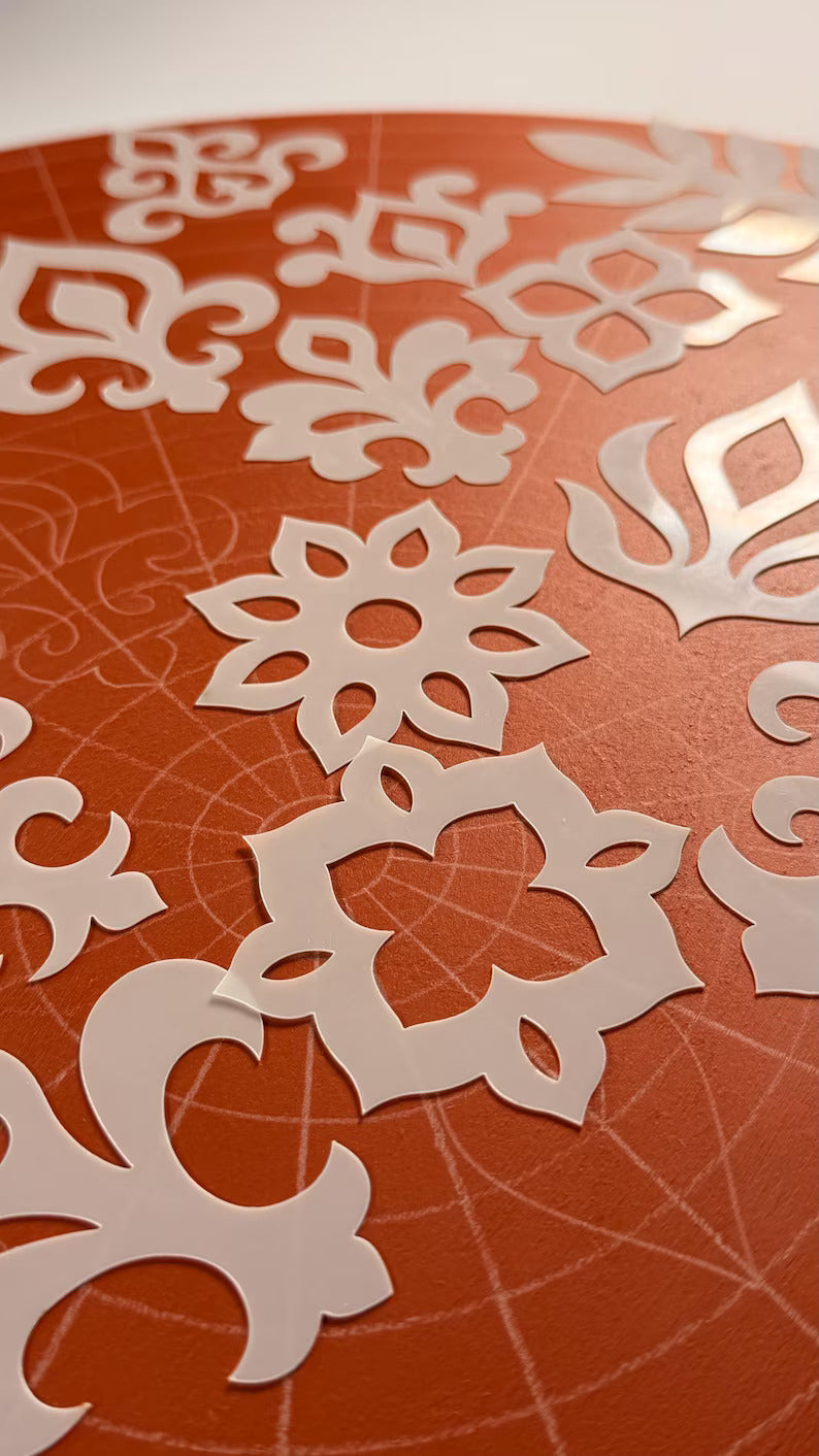 stencil set for mdf base art work
