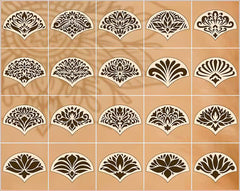 mandala stencil set for diy painting projects
