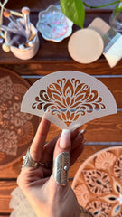 pet plastic stencil for detailed artwork
