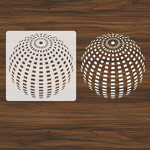 globe stencil template
