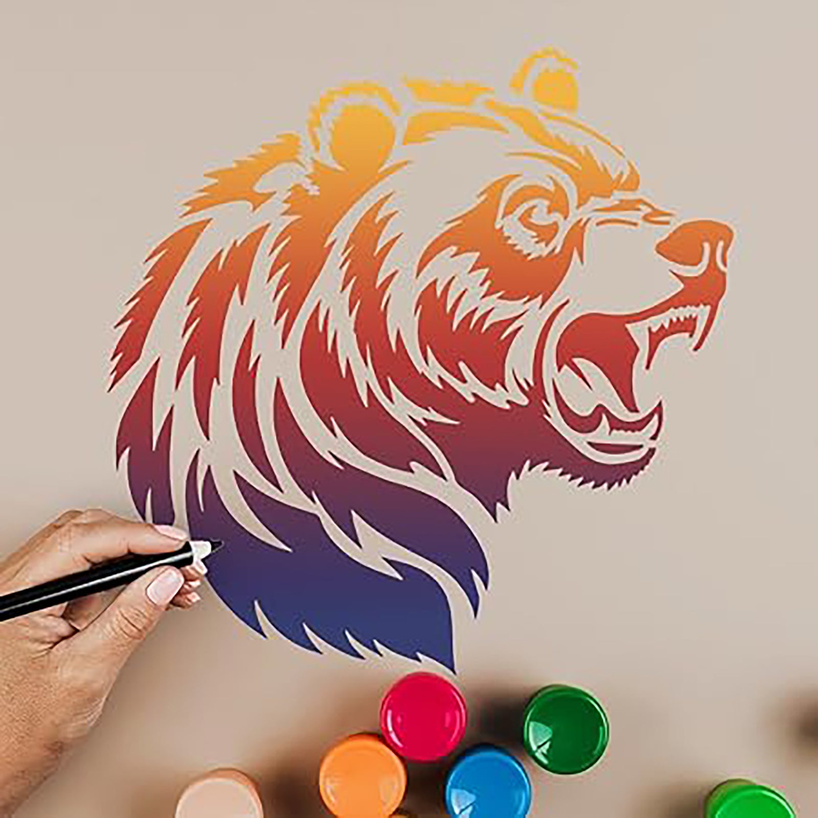 pet plastic stencil
