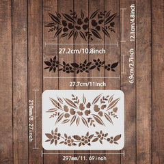 food pattern stencil
