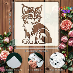 plastic stencil for diy art projects
