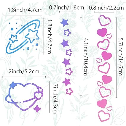 metal heart stencil
