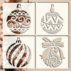 christmas ball stencil templates for painting
