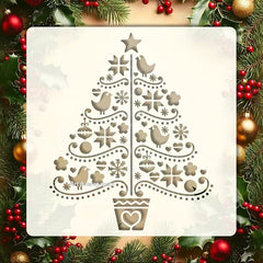 christmas tree stencil for painting
