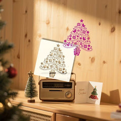 reusable holiday stencil for wood and canvas
