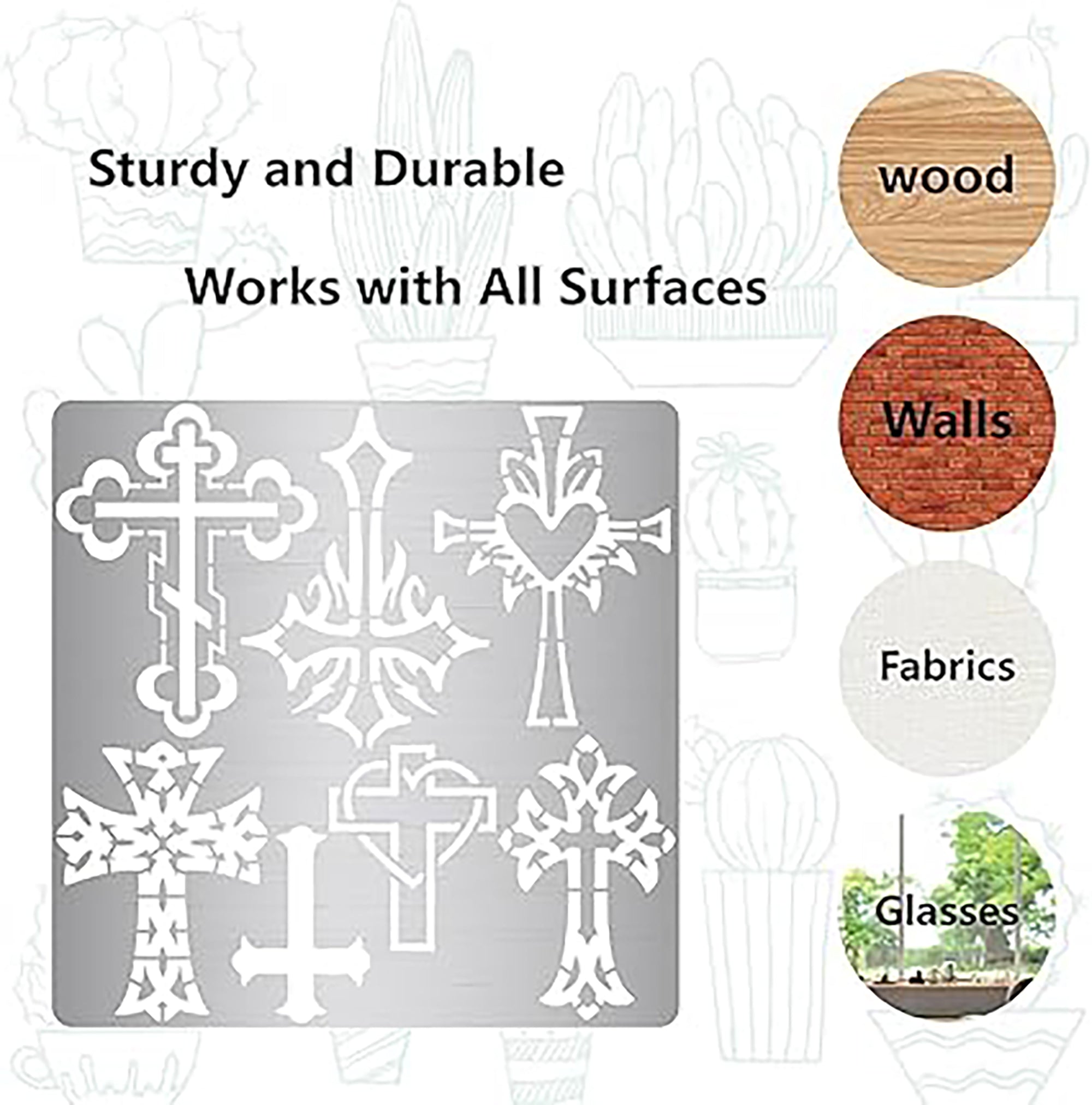 pyrography metal stencil