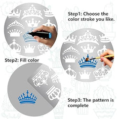 royal crown stencil

