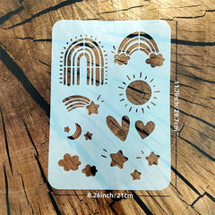 pet stencil template for clothes painting
