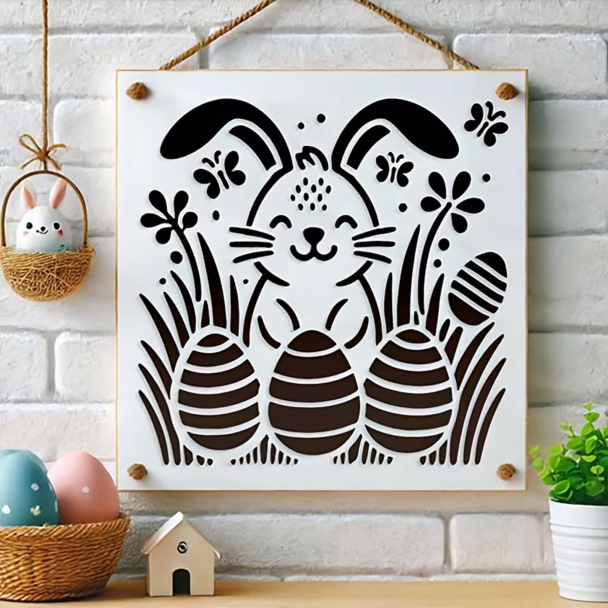 easter craft stencil for painting
