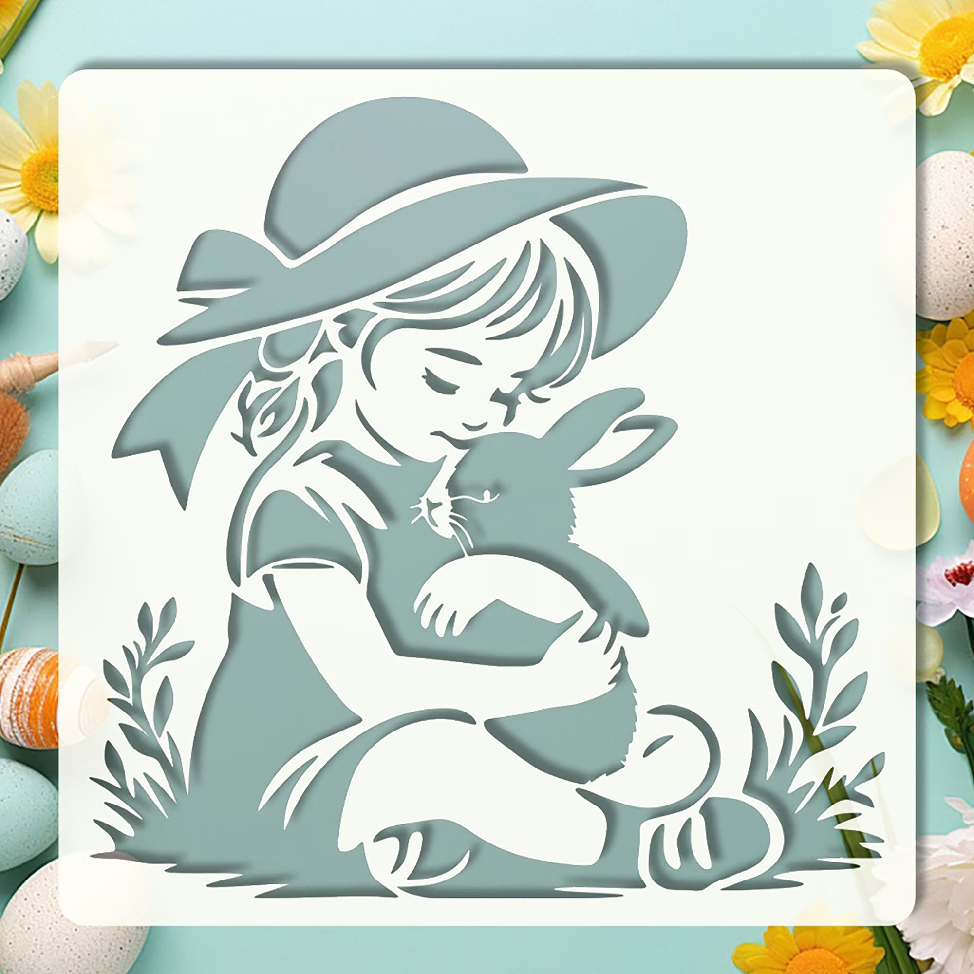 easter bunny stencil
