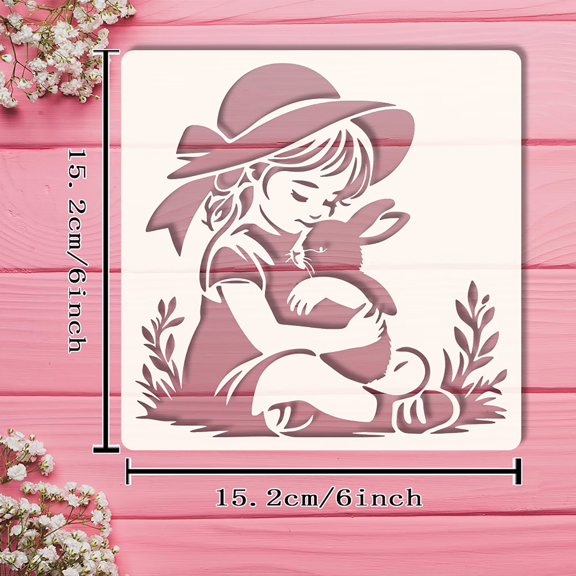 pet plastic painting stencil
