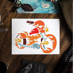 bike stencil