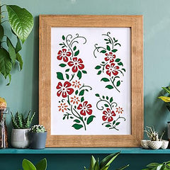 floral stencil
