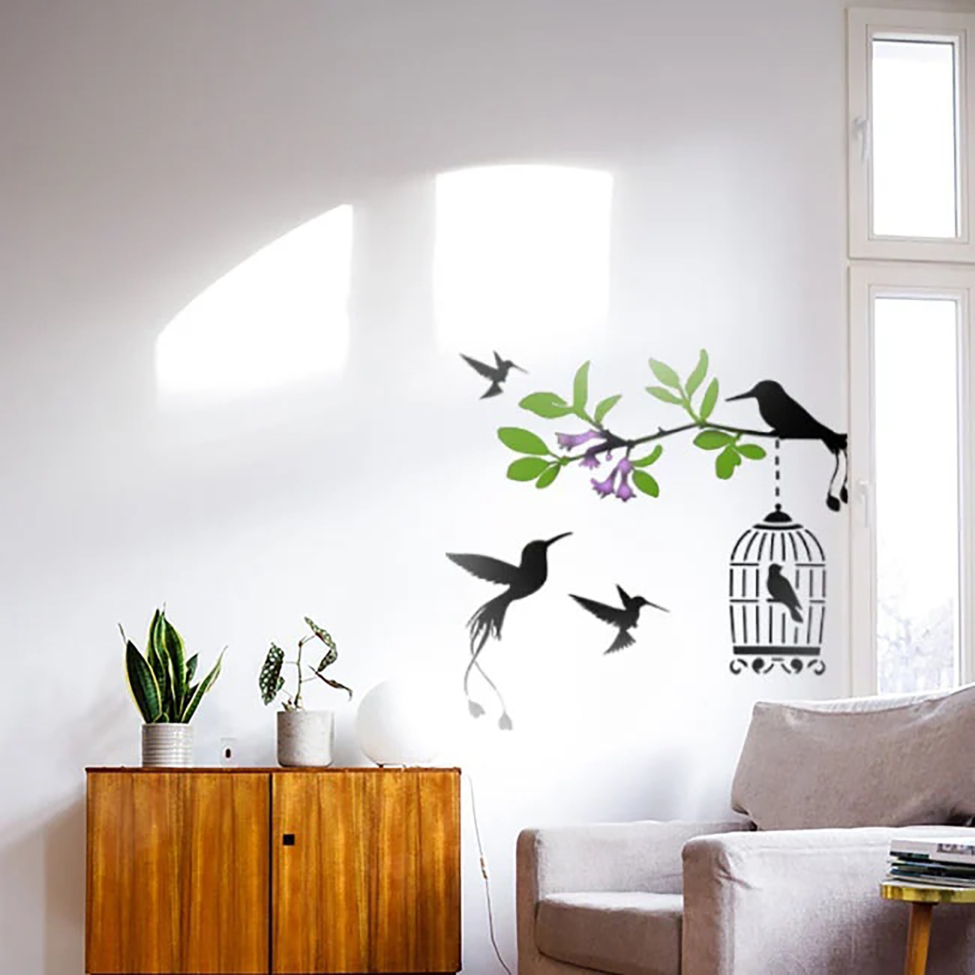 reusable plastic stencil for diy art