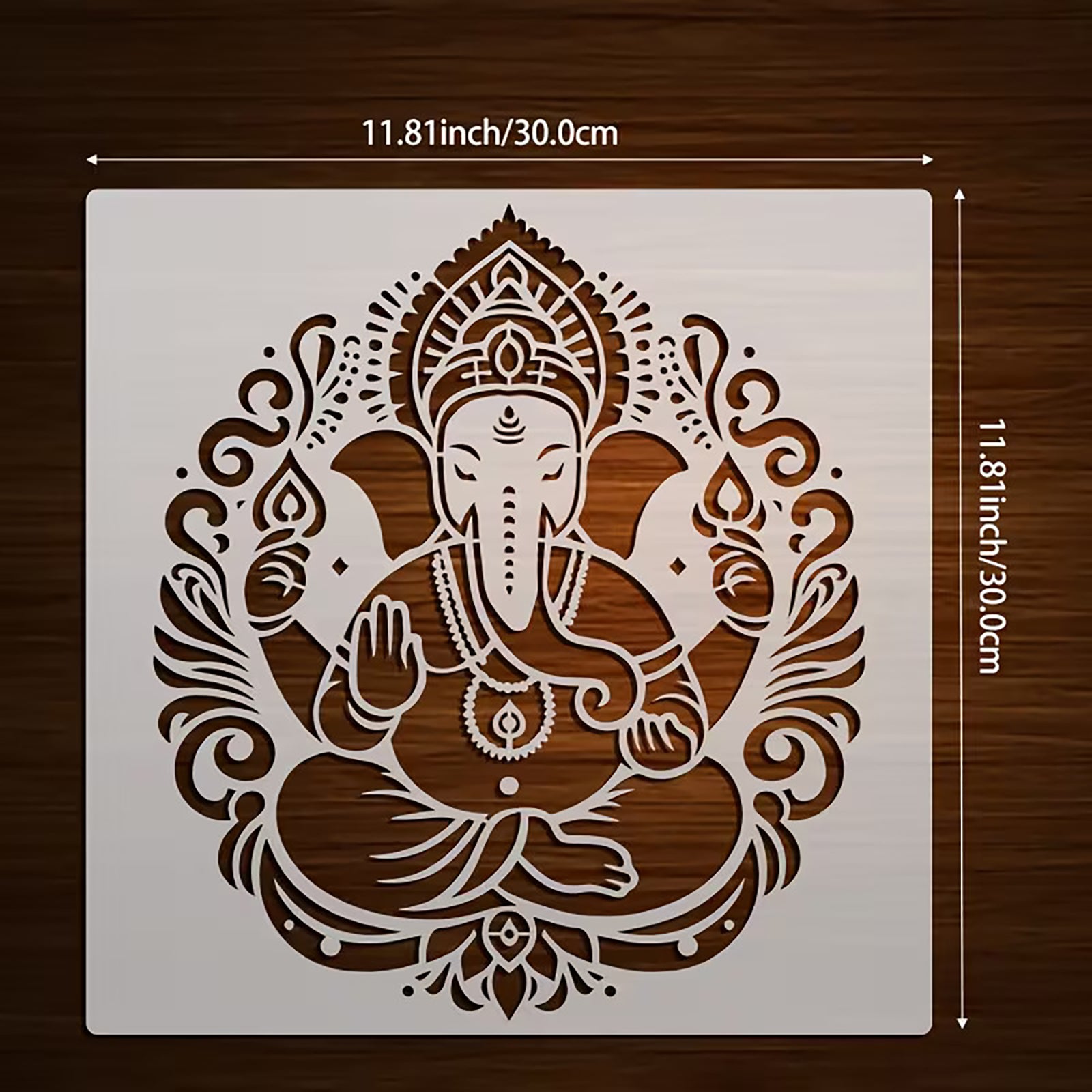 hindu art stencil for home decor
