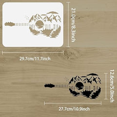 music art stencil
