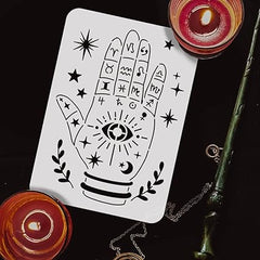 hamsa hand stencil
