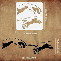 hand drawing stencil