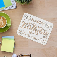 birthday stencil
