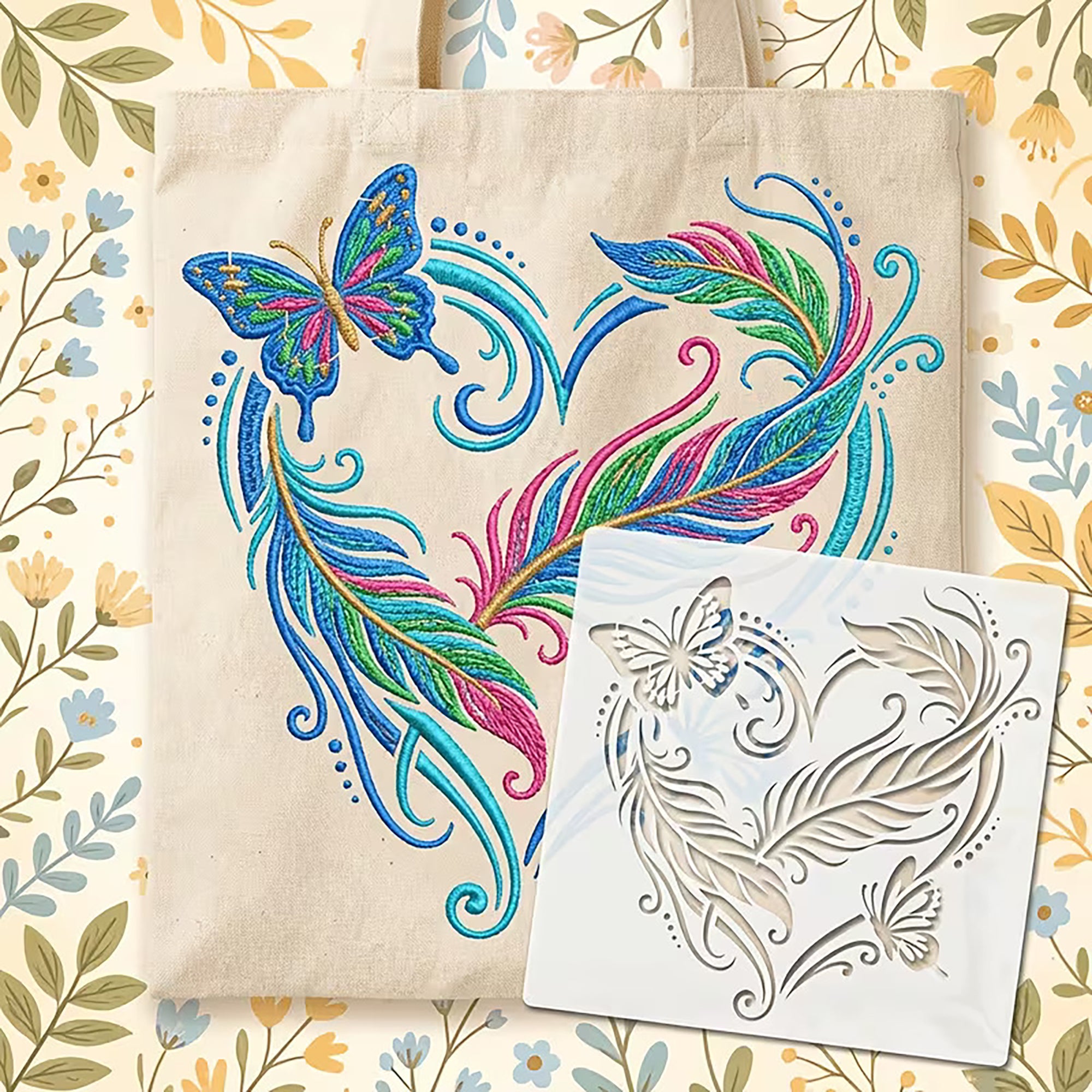 stencil for wedding and festive craft
