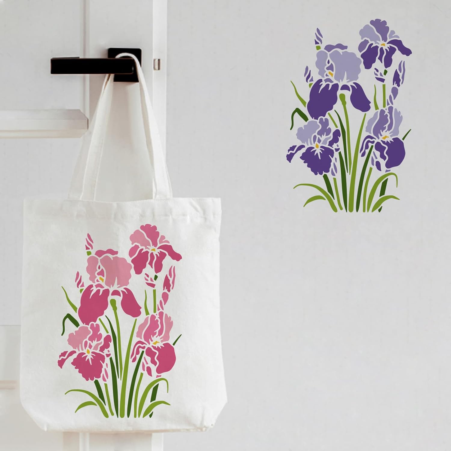 botanical stencil art
